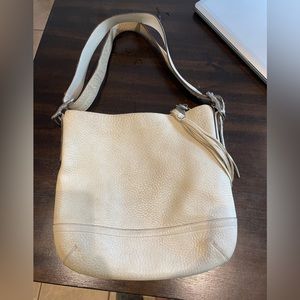 Cream Coach Bag - Used Condition